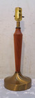 Vintage Mid Century Danish Modern Tapered Table Lamp Retro 1960 s