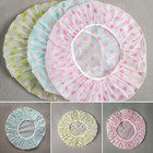 Elastic Waterproof Shower Cap Hat Bath Head Hair Cover Salon Shower Cap