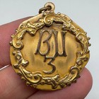 Antique Vtg 1920s 30s Boston University Gf Gold Filled  Watch Fob Pendant Bu 3