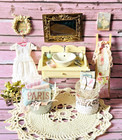 Artisan Dollhouse Miniature Washstand Collection- Country French -  1 12 Ooak