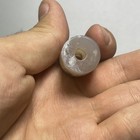 Ancient Sassanian  Near Eastern Engraved Agate Old Intaglio Cylinder Seal Bead 