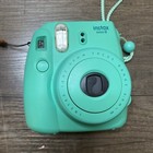 Fuji Instax Mini 8 Fujifilm Instant Film Camera Teal green Case And Film Ex2017