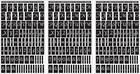 Armour Glass Etching Stencil Set Rub  n  Etch Script Font Letters   Numbers