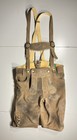 Kitzo Alpen Austria Brown Leather Bavarian Lederhosen Oktoberfest Shorts Men 50