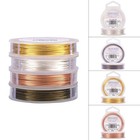 4 Rolls 20-gauge Tarnish Resistant Craft Wire Silver Gold Copper Bronze