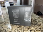 Brand New Glass Footed Mug Set  4      Elegant Vintage Style Coffee Cups