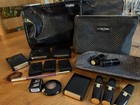 Vintage Lanc  me Cosmetic Make-up Lot 19 Bag Powder Blush Shadow Compact Lipstick