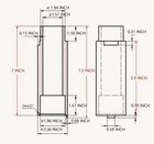 Katool 4pcs 2 Post Lift Tall Truck Extension Adapter Height Extensions