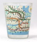 New York City Subway Map Shot Glass Shotglass
