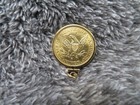 1885 S  5 00 Half Eagle Gold In 14k Gold Bezel