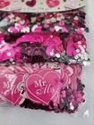 Confetti Wedding Pink Silver Mr   Mrs Party Supplies Decor 3 Designs Per Pack