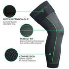 Leg Support Brace With Strap Thigh High Compression Sleeve Socks Pain Relief