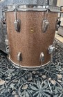 Ludwig 14    X 14    Vintage 1966 Floor Tom In Champagne Sparkle