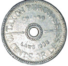 1935 Washington Retail State Sales Tax Commission 10 Cent Token Depression Ho3