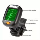 Lcd Clip On Chromatic Acoustic Electric Guitar Bass Ukulele Banjo Violin Tuner