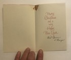 Vtg Christmas Greeting Card Made In Usa Paper Collectible 781h 0c23
