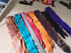 2x Real Fish Skin Leather Genuine Eel Leather Eel Fish Skin Material Craft