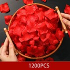  1200 Pcs Artificial Silk Rose Petals Decoration For Romantic Night  Wedding  