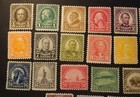 Scott  551-573 Mint Nh 1922-1925 Bureau Issue Complete Set -- Bright Color