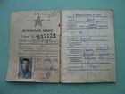 Ussr  War With Germany And Japan 1948 Soldier Red Army Document With Real Photo 