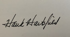 Hank Hartsfield Nasa Astronaut Apollo Skylab Autographed Signed Card Free Ship