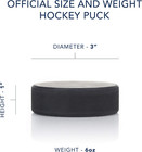 Bulk Blank Ice Hockey Pucks - 50 Puck Case - Official Regulation 6 Oz - Discount