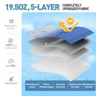Rv Awning Fabric Replacement 17ft     Rv Canopy Replacement  19 5oz Heavy-duty
