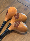 Vintage Golfcraft Persimmon Woods 1 2 3  Never Used
