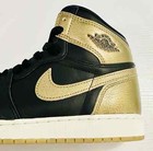 Nike Big Kid s Jordan 1 Retro High Og Black metallic Gold-sail  fd1437 071 