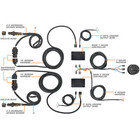 Glowshift Black 7 Color Dual Wideband Air fuel Ratio Gauge W Lsu Oxygen Sensors