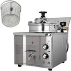 16l Electric Countertop Pressure Fryer  110v Commercial Deep Fryer With Timer