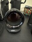 Asahi Pentax K1000 Se 35mm Film Camera W  50mm Smc Pentax-m Lens   135mm Lens