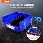 Plastic Storage Bin   11-inch X 11-inch X 5-inch   Hanging Stackable Storage Org