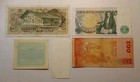 Lot Of 5 World Banknotes  austria England Italy Hong Kong Sri Lanka  Circulated