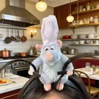 Cute Ratatouille Plush Mouse Doll Headband - Soft Plushie Hairband   Wide
