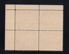 1945 Colombia Scott 521 Stalin Fdr Churchill Inverted Overprint Plate Block Mnh