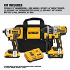 Dewalt Dck299d1w1 20v Brushless 2-tool Kit  2ah 8ah  - Factory Reconditioned