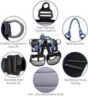 Climbing Belts  Thicken Professional Large Size Safety Seat Belts For Tree Climb