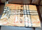 Plaid  100  Cashmere Scarf With Fringe Ends 36  By 75 