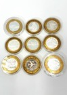 Las Vegas Casino  10 Silver Strike Gaming Tokens  999 Fine Silver Lot Of 9