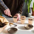 Hxsemayig 50pcs Peat Pots  3 15inch Seed Starting Pots With 3 15   Brown