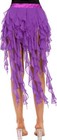Hip Scarf Belly Dance Fringe Wrap Skirt Festival Club Halloween Sparkly Skirt