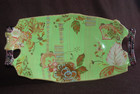 Lg  Pedestal Centerpiece Bowl   Tracy Porter  Thalia   Chinoiserie  Asian   Exc