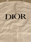 Dior White Expanding Garment Cover Travel Bag 50   x23   x3  - Authentic 