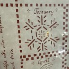 Vtg German Folk Art Scherenschnitte Scissor Art Months   Seasons Framed Cottage