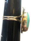 Vintage Navajo Turquoise Sterling Silver Ring Size 8
