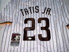 Fernando Tatis Jr Auto Autograph Signed Jersey San Diego Padres Custom Jsa