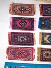 Lot Of 12 Vintage Oriental Rug Tobacco Carpets Silks 1910s Dollhouse   Coupon