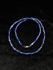 Old Lapis Lazuli And Turquoise Bead Handmade Necklace From Afghanistan