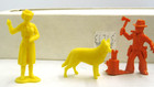 Marx 54mm Roy Rogers Character Reissue  Roy  Dale  Pat  Bullet  And A Ranch Kid